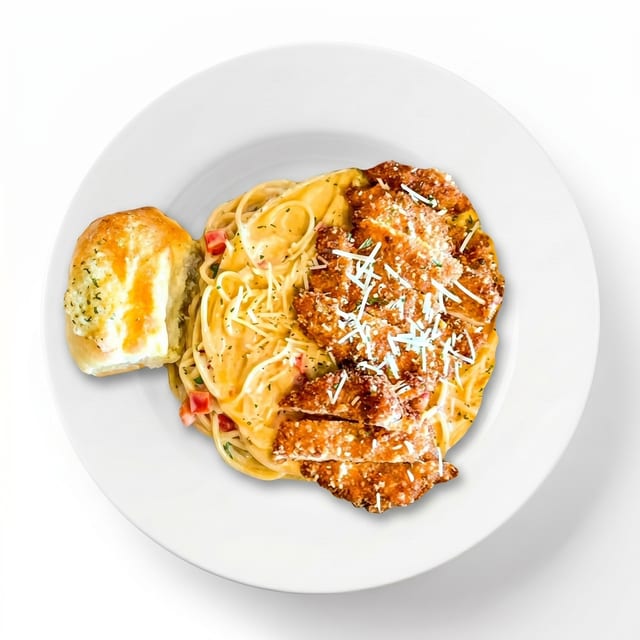 Rustic Parmesan Chicken.