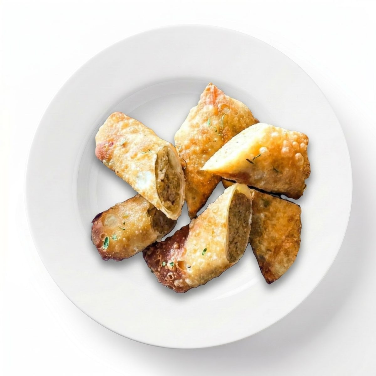 Fried Boudin Egg Rolls